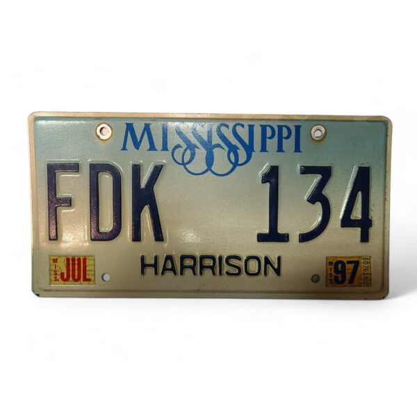 Američka registarska pločica Mississippi "Harrison"