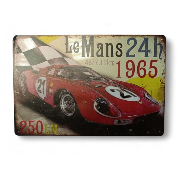 Metalni natpis "Le Mans 24h 1965"