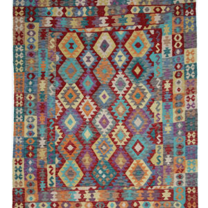 Orijentalni kilim ručno tkan u starom stilu Afghan Royal br. 1663