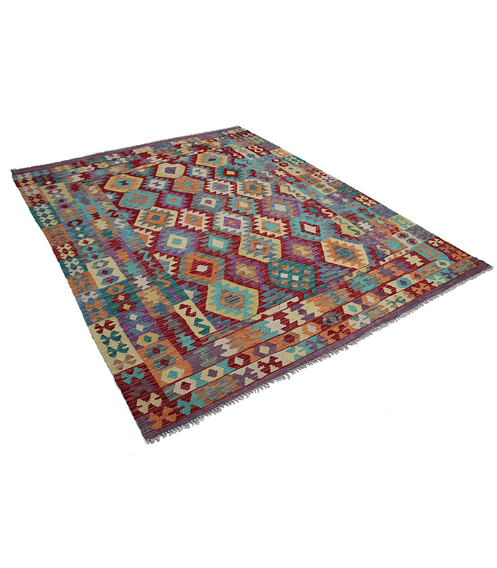 Orijentalni kilim ručno tkan u starom stilu Afghan Royal br. 1663 - (248×196 cm) - Slika 4