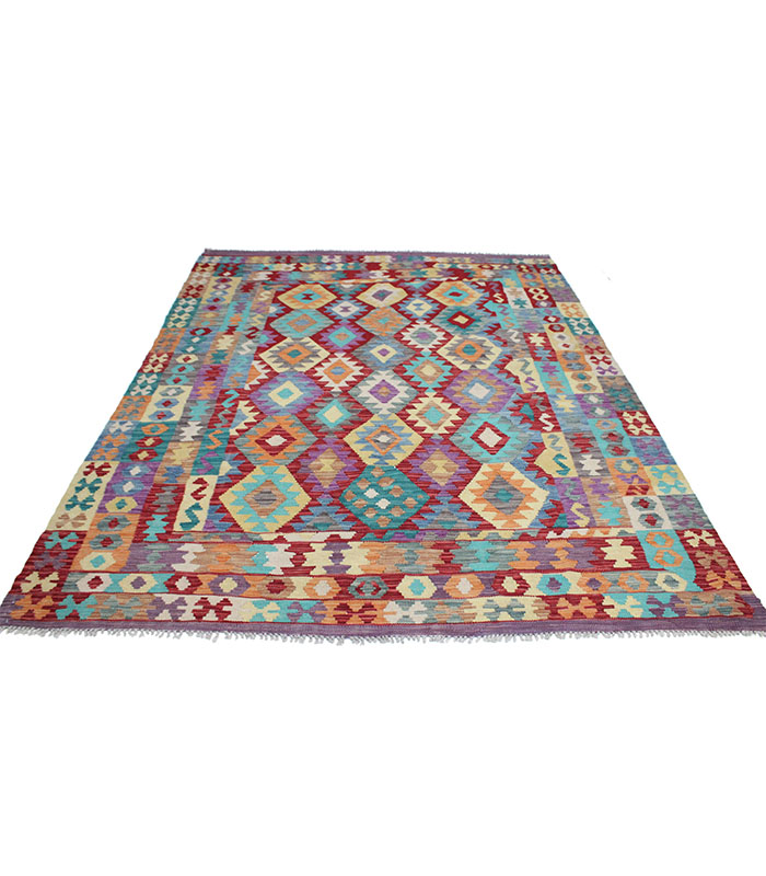 Orijentalni kilim ručno tkan u starom stilu Afghan Royal br. 1663 - (248×196 cm) - Slika 3