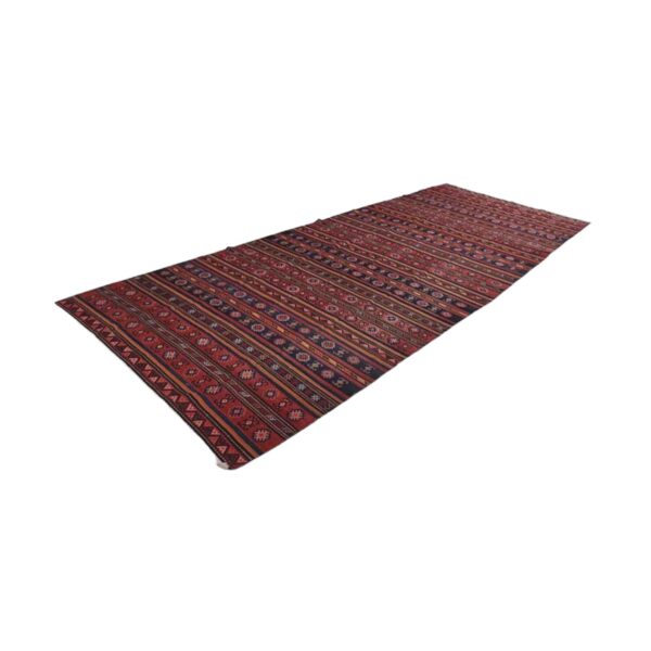 Moderni Kilim Ghashghai Fars br. 202360 - (460×180 cm) - Slika 2