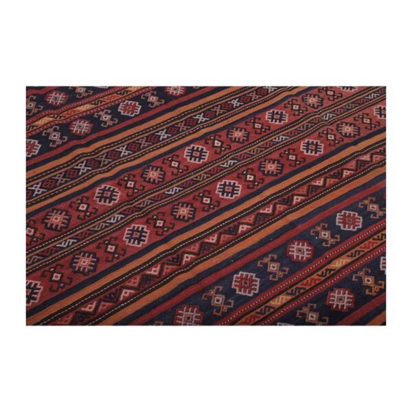 Moderni Kilim Ghashghai Fars br. 202360 - (460×180 cm) - Slika 9