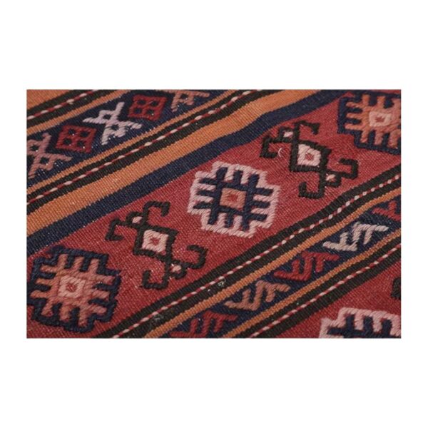 Moderni Kilim Ghashghai Fars br. 202360 - (460×180 cm) - Slika 7