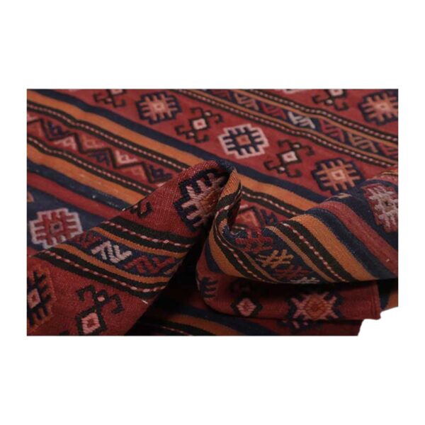 Moderni Kilim Ghashghai Fars br. 202360 - (460×180 cm) - Slika 5