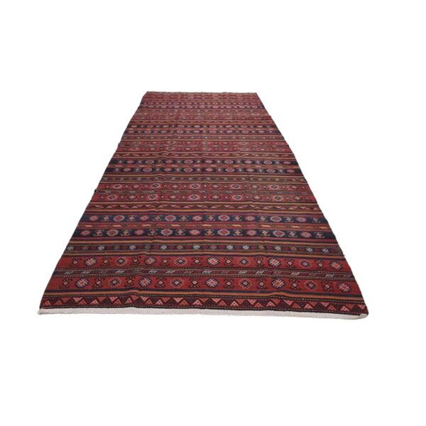 Moderni Kilim Ghashghai Fars br. 202360 - (460×180 cm) - Slika 4