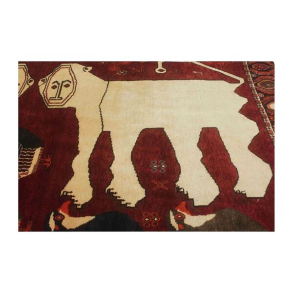 Perzijski tepih Shiraz Ghashghai Fars br. 96517 - (223×151 cm) - Slika 4