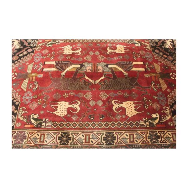 Perzijski tepih Shiraz Ghashghai Fars br. 96740 - (280×167 cm) - Slika 4
