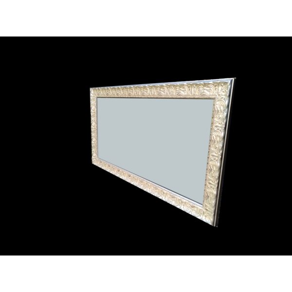 Srebrno ogledalo u baroknom stilu 105×56 cm