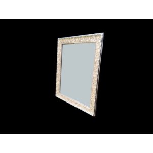 Srebrno ogledalo u baroknom stilu 56×67 cm