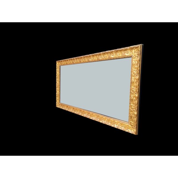 Zlatno ogledalo u baroknom stilu 105×56 cm - Slika 3