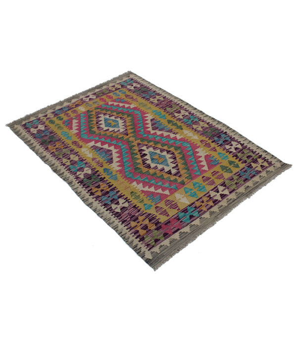 Kilim Old Style Dizajn Afghan 1682 - (140×103 cm) - Slika 4