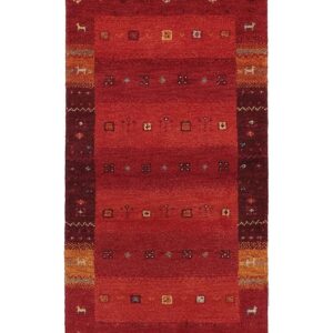 Indo Gabbeh Tepih Moderni Dizajn Art No. 527398