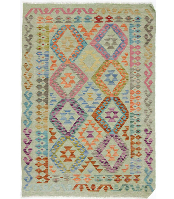 Kilim Old Style Dizajn Afghan 1668