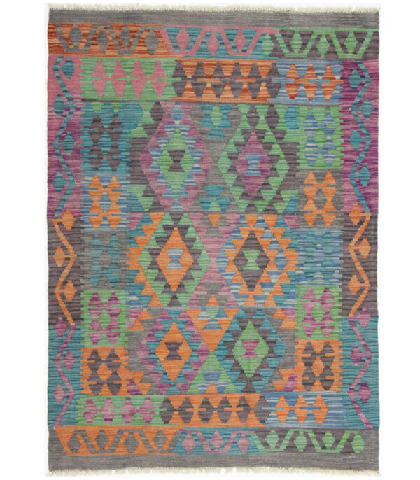 Kilim Old Style Dizajn Afghan 1673
