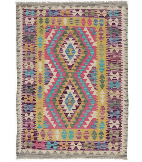 Kilim Old Style Dizajn Afghan 1682