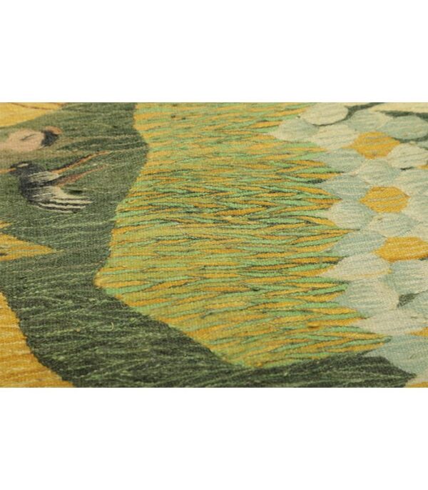 Original Egypt Handwoven Kilim Modern Design No. ER3 - (207×108 cm) - Slika 6