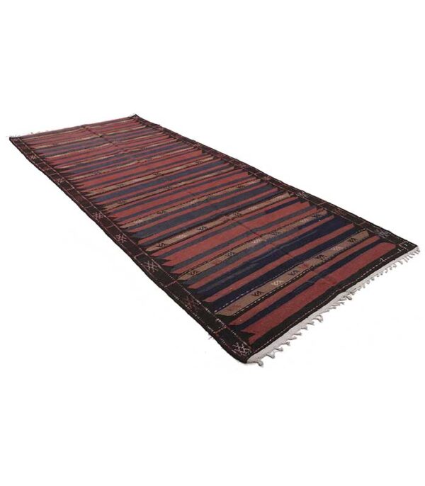 Modern Kilim Ghashghai Fars No. 202355 - (370×160 cm) - Slika 2
