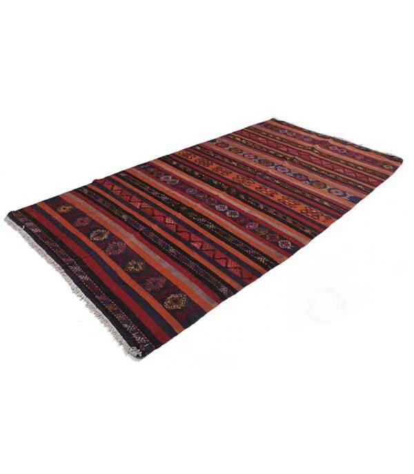 Modern Kilim Ghashghai Fars No. 202356 - (317×160 cm) - Slika 5