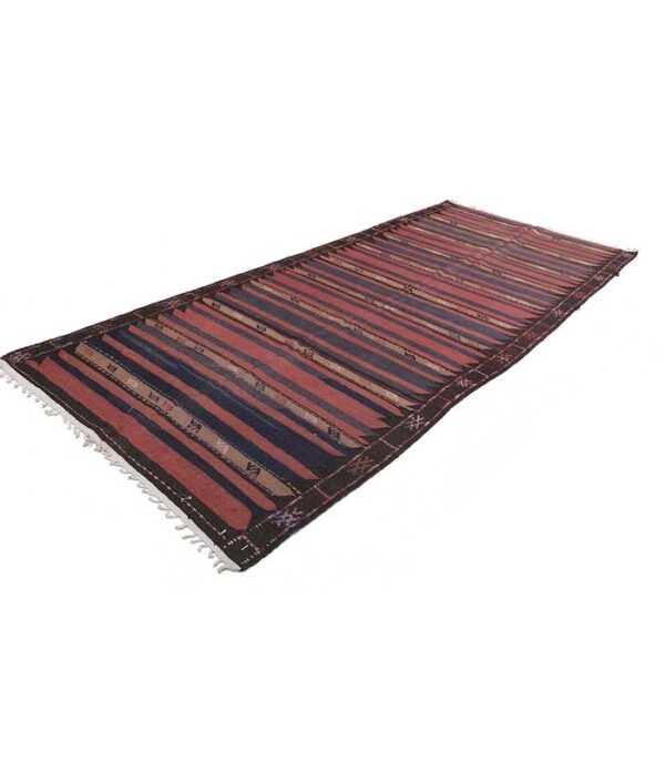 Modern Kilim Ghashghai Fars No. 202355 - (370×160 cm) - Slika 4
