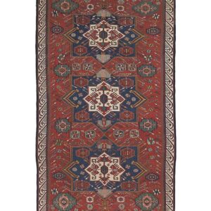 Old Kilim Russian Shirvan Kilim No. 1502