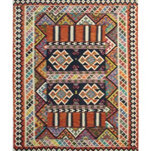 Old Style Kelim Design Afghan Royal No 103660