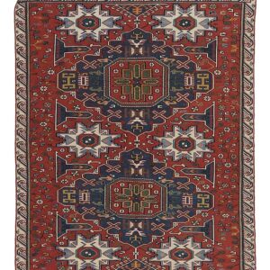 Old Kilim Russian Shirvan Kilim No. 74555