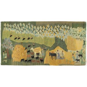 Original Egypt Handwoven Kilim Modern Design No. ER3
