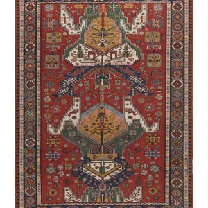 Old Kilim Russian Shirvan Kilim No. 10182