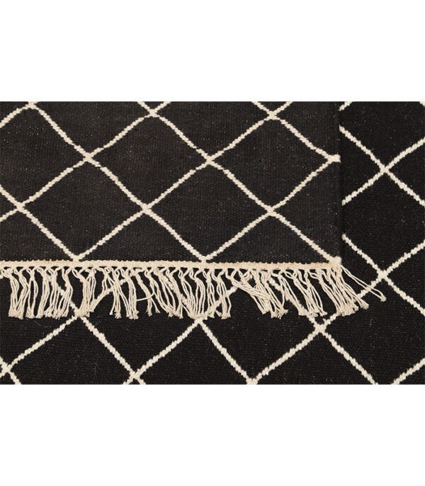 Modern Plain Kilim 556621-black - Slika 3