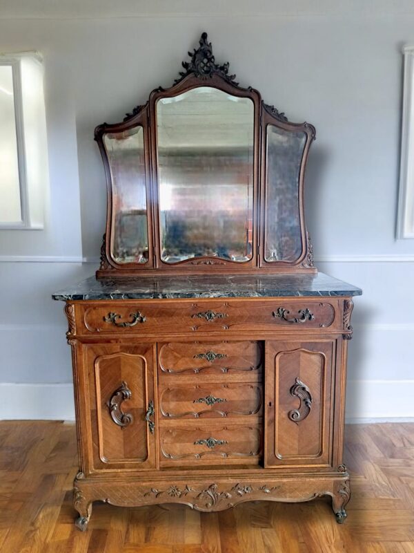 Art Nouveau Komoda s Ogledalom