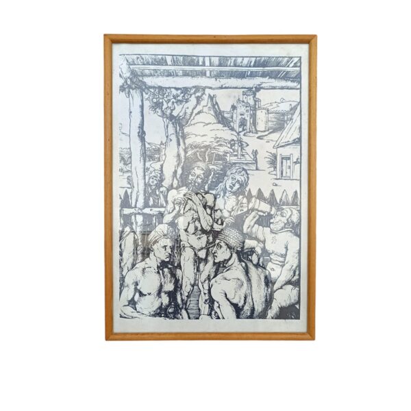 Umjetnički rad nepoznatog autora, grafika ili crtež, 29,5×42,5 cm