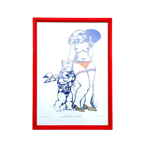 Lesjak, grafika, 49,5×70 cm