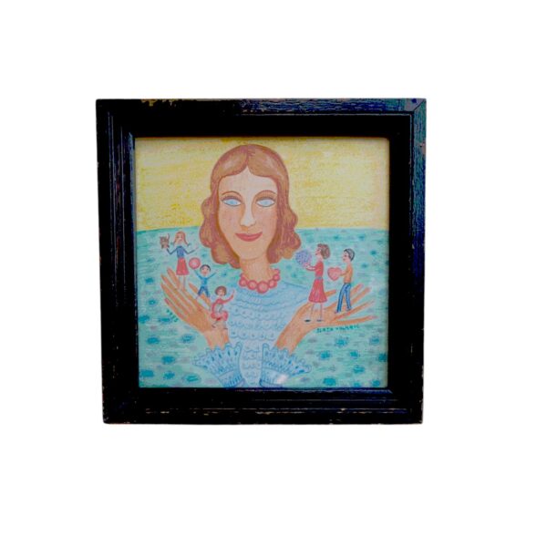 Pastelna slika iz 1984. godine, 23×23 cm