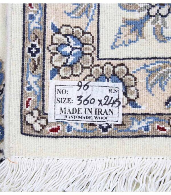 NainTeppich12 La Nr 96 (NainKashmar) - 360 x 245 cm - Slika 17