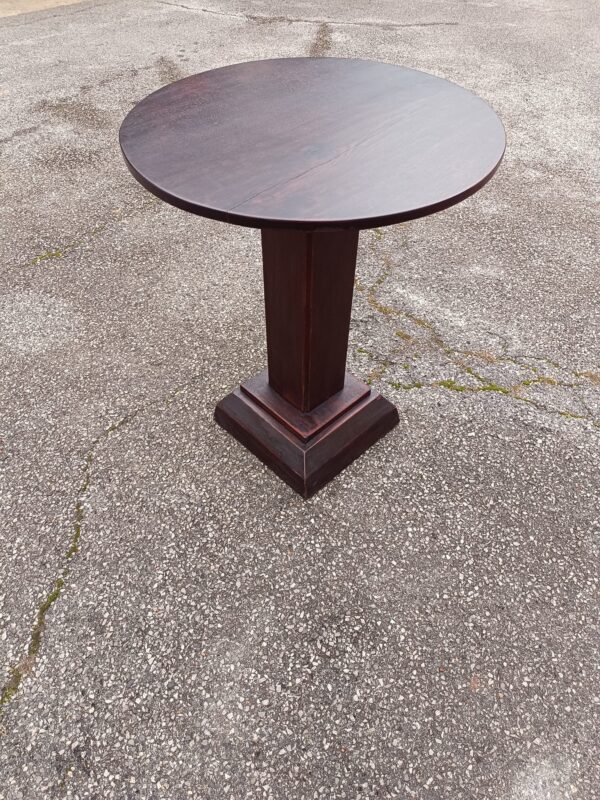 Okrugli antikni stol, dimenzije 59×72 cm - Slika 3