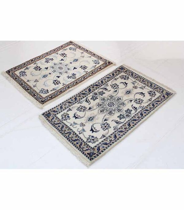 NainTeppich12 La Nr P908 (NainKashmar) - 90 x 60 cm - Slika 2