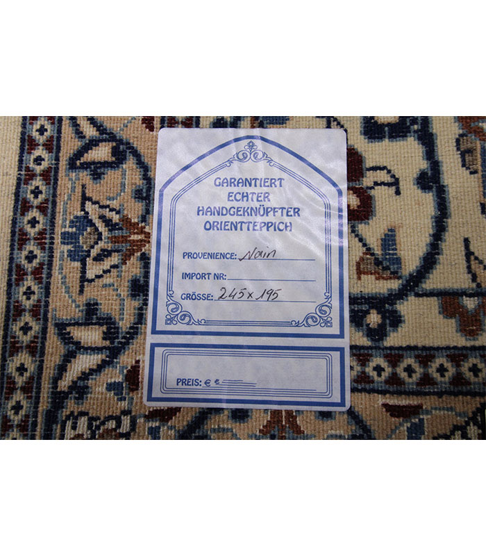 Nain 9 La Tepih Sa Svilom Br. 47 - 245 x 195 cm