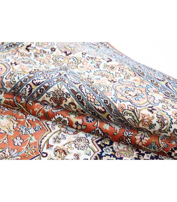Indijski Originalni Kašmirski Tepih od Svile br. 622 - 300 x 247 cm - Slika 6