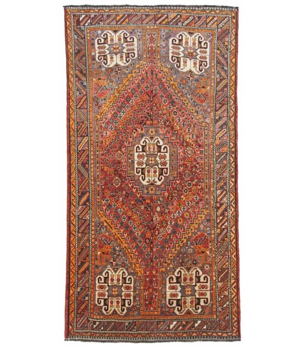 Perzijski tepih Shiraz Ghashghai No. 69528 - 281 x 143 cm