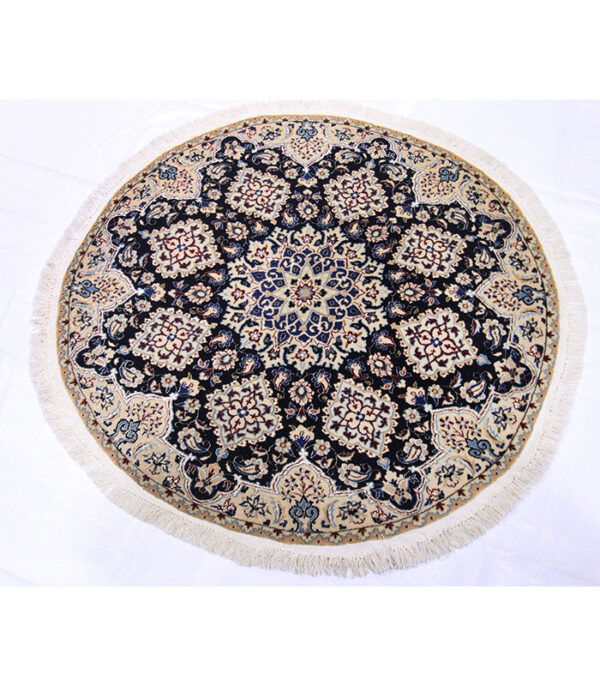 Nain 6 La Tepih sa Svilenim Detaljima Br. 117-832 - 110 x 110 cm