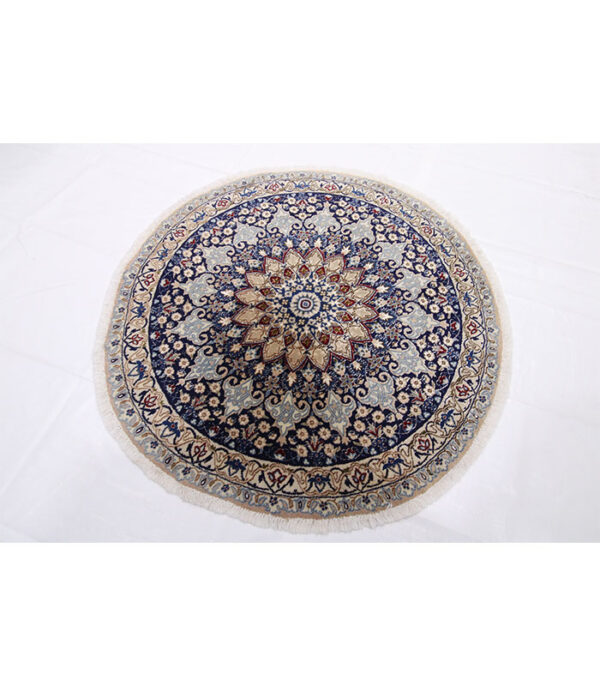 Nain 9 La Tepih Sa Svilom Br. 698 - 105 x 105 cm
