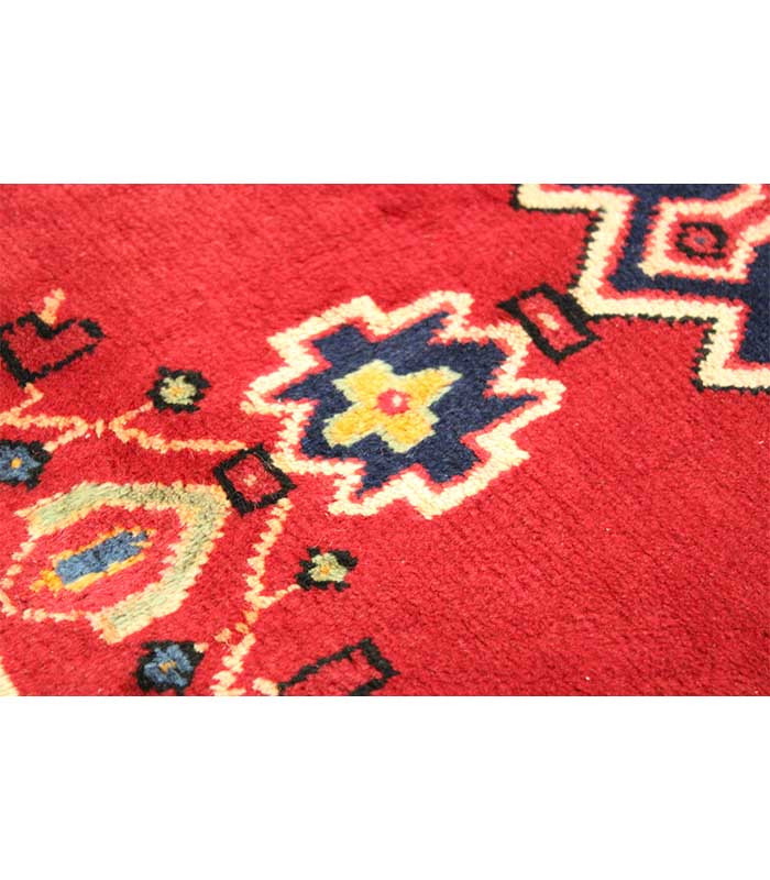 Perzijski tepih Shiraz Ghashghai No. 103537 - 150 x 121 cm - Slika 8