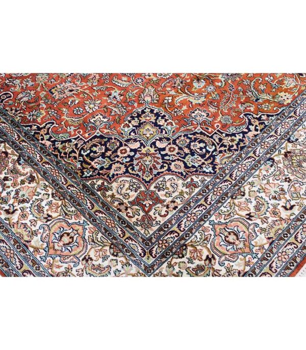 Indijski Originalni Kašmirski Tepih od Svile br. 622 - 300 x 247 cm - Slika 13