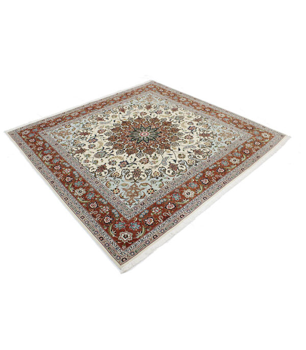 Perzijski tepih Tabriz 50 Raj br. 1229 - 203 x 194 cm - Slika 5