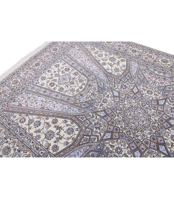 Nain 6 La Tepih sa Svilenim Nitima Br. 406-5 - 312 x 215 cm - Slika 17