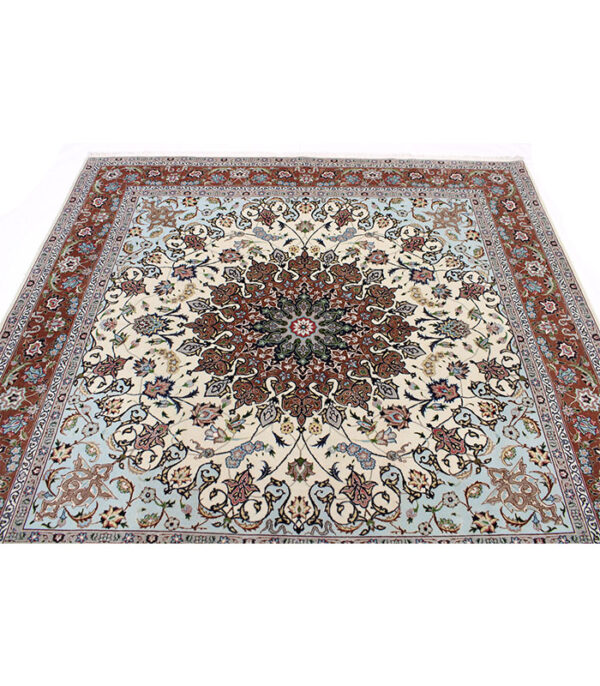 Perzijski tepih Tabriz 50 Raj br. 1229 - 203 x 194 cm - Slika 4