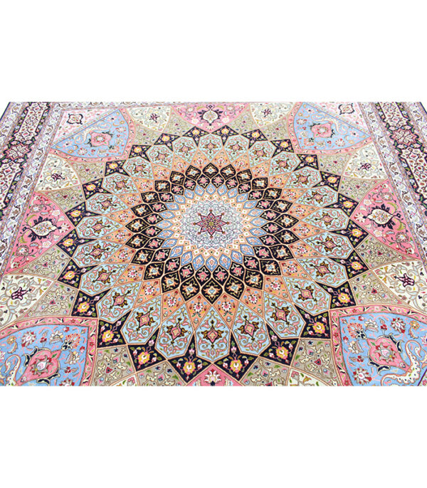 Perzijski tepih Tabriz 50 Raj br. 2102 - 253 x 252 cm - Slika 4