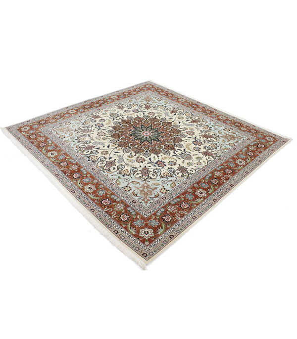 Perzijski tepih Tabriz 50 Raj br. 1229 - 203 x 194 cm - Slika 2
