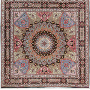 Perzijski tepih Tabriz 50 Raj br. 2102 - 253 x 252 cm